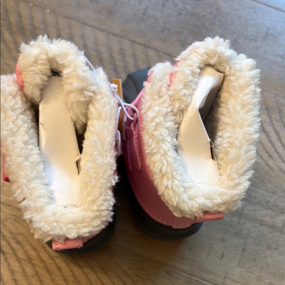 Cat & Jack Pink and Gray Kids Boots - Picture 6 of 8
